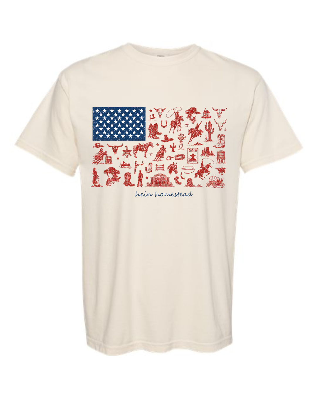 Cowboy USA Flag T